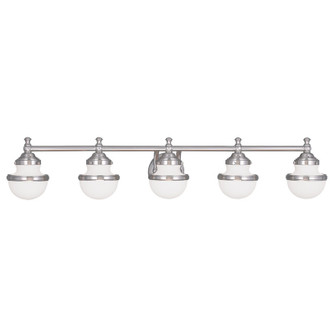 Oldwick Five Light Bath Vanity in Brushed Nickel (107|5715-91)