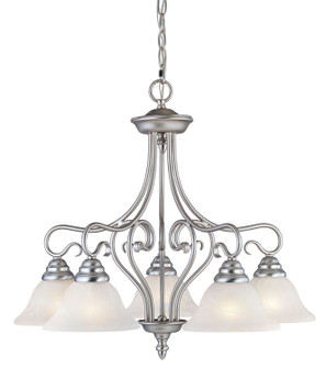 Coronado Five Light Chandelier in Brushed Nickel (107|6135-91)