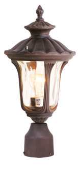 Oxford One Light Outdoor Post-Top Lanterm in Hand Applied Imperial Bronze (107|7667-58)