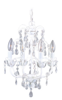 Sofia Four Light Chandelier in Hand Applied Antique White (107|8193-60)