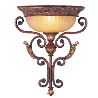 Villa Verona One Light Wall Sconce in Hand Applied Verona Bronze w/ Aged Gold Leafs (107|8580-63)