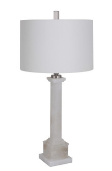 Lucy One Light Table Lamp in Ivory Alabaster (90|180077)