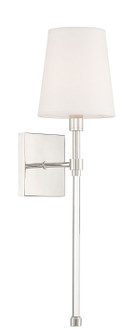 Elaine One Light Wall Sconce in Polished Nickel (90|190125)