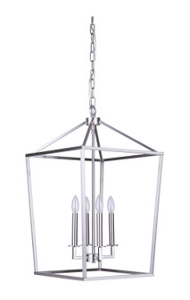 Four Light Lantern in Satin Nickel (90|310445)