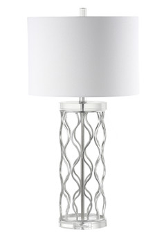 Willow One Light Table Lamp in Silver Leaf (90|320036)