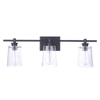 Mia Three Light Vanity in Black (90|810308)