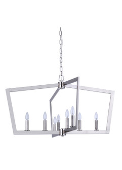 Eight Light Pendant in Brushed Nickle (90|920845)