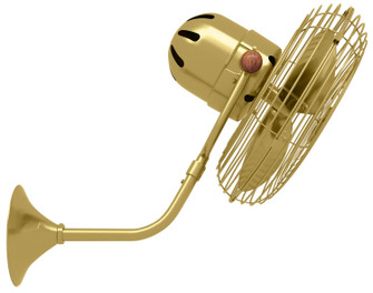 Michelle Parede 19'' Wall Fan in Brushed Brass (101|MP-BRBR-MTL)
