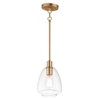 Babylon One Light Pendant in Satin Brass (16|11112CLSBR)