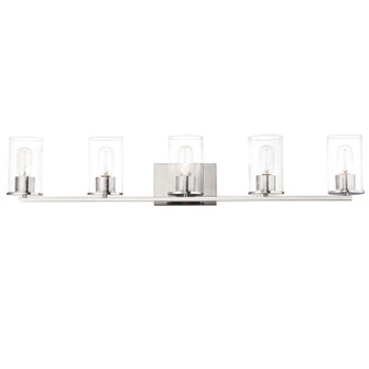 Sleek Five Light Bath Vanity in Satin Nickel (16|11845CDSN)