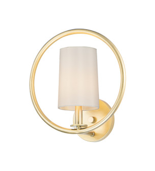 Meridian One Light Semi-Flush Mount in Natural Aged Brass (16|25291OFNAB)