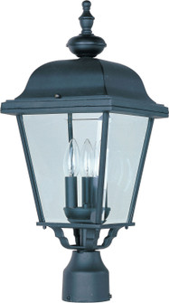 Builder Cast Three Light Outdoor Pole/Post Lantern in Black (16|3008BK)