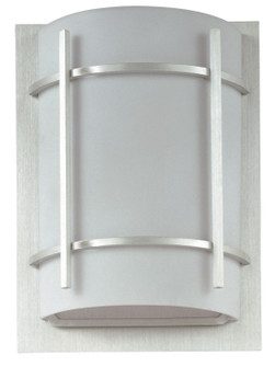 Luna LED E26 LED Outdoor Wall Sconce in Brushed Metal (16|65215WTBM)