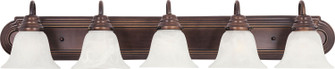 Essentials - 801x Five Light Bath Vanity in Oil Rubbed Bronze (16|8015MROI)