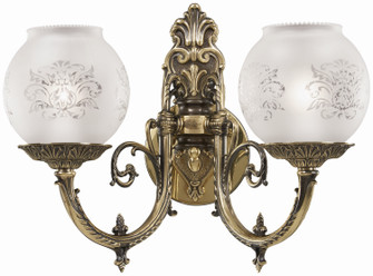 Metropolitan Two Light Wall Sconce in Classic Brass (29|N801902)