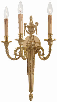 Metropolitan Three Light Wall Sconce in French Gold (29|N9773)