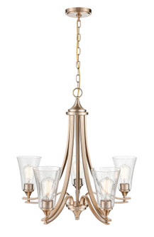 Natalie Five Light Chandelier in Modern Gold (59|1465-MG)