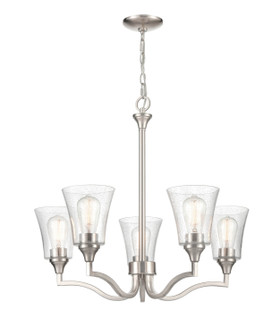 Caily Five Light Chandelier in Brushed Nickel (59|2115-BN)