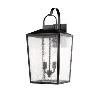 Devens Two Light Outdoor Wall Sconce in Powder Coated Black (59|2653-PBK)