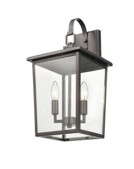 Fetterton Two Light Outdoor Hanging Lantern in Powder Coat Bronze (59|2972-PBZ)