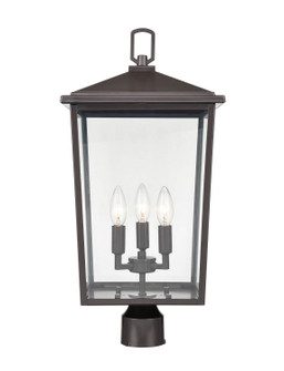 Fetterton Three Light Outdoor Post Lantern in Powder Coat Bronze (59|2983-PBZ)