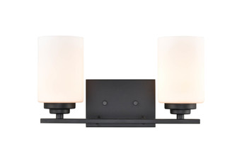 Durham Two Light Vanity in Matte Black (59|3182-MB)