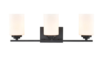 Durham Three Light Vanity in Matte Black (59|3183-MB)