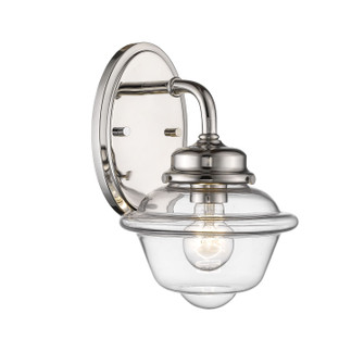 Neo-Industrial One Light Wall Sconce in Polished Nickel (59|3441-PN)