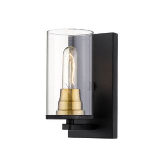 Pasadena One Light Wall Sconce in Matte Black/Heirloom Bronze (59|3491-MB/HBZ)