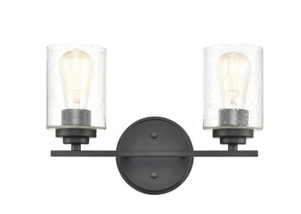 Two Light Vanity in Matte Black (59|3682-MB)