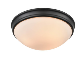 Three Light Flushmount in Matte Black (59|5225-MB)