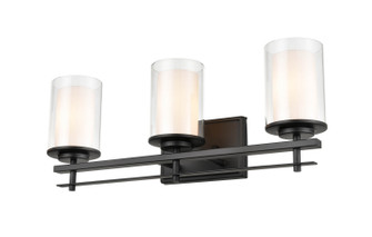 Huderson Three Light Wall Sconce in Matte Black (59|5503-MB)