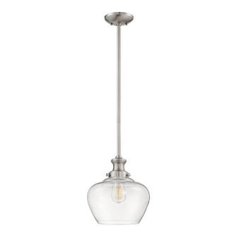 One Light Pendant in Brushed Nickel (59|5711-BN)