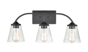 Josleen Three Light Vanity in Matte Black (59|9103-MB)