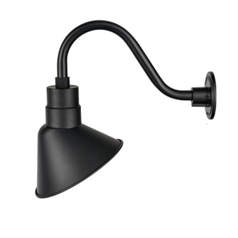 R Series LED Angle Shade in Satin Black (59|LEDRAS10-SB)
