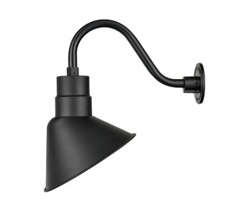 R Series LED Angle Shade in Satin Black (59|LEDRAS12-SB)
