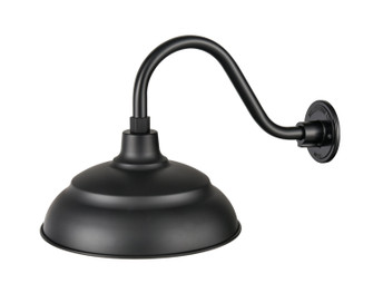 R Series LED Warehouse Shade in Satin Black (59|LEDRWHS17-SB)