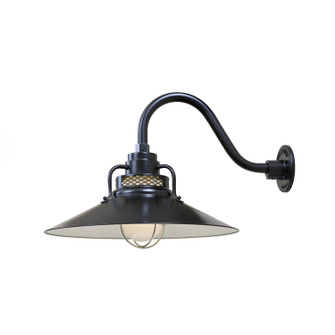 R Series One Light Pendant in Satin Black (59|RRRS18-SB)