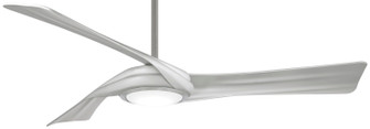 Curl 60''Ceiling Fan in Brushed Nickel W/ Silver (15|F714L-BN/SL)
