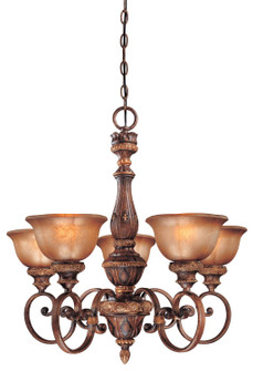 Illuminati Five Light Chandelier in Illuminati Bronze (7|1355-177)