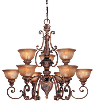 Illuminati Nine Light Chandelier in Illuminati Bronze (7|1358-177)