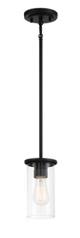 Haisley One Light Pendant / Semi Flush in Coal (7|4090-66A)