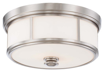 Harbour Point Two Light Flush Mount in Brushed Nickel (7|4365-84)