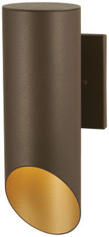 Pineview Slope One Light Outdoor Wall Mount in Sand Bronze W/Gold (7|72611-287G)
