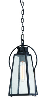 Halder Bridge One Light Outdoor Chain Hung Lantern in Sand Black (7|72704-66A)