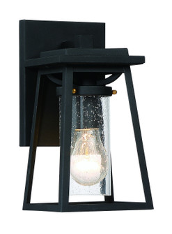 Lanister Court One Light Outdoor Lantern in Coal W/Gold (7|72711-66G)