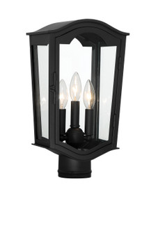 Houghton Hall Three Light Outdoor Post Mount in Sand Coal (7|73206-66)