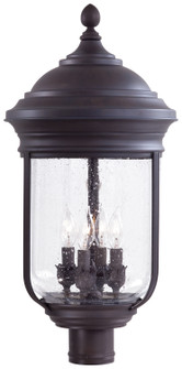 Amherst Four Light Outdoor Post Lantern in Roman Bronze (7|8816-57)