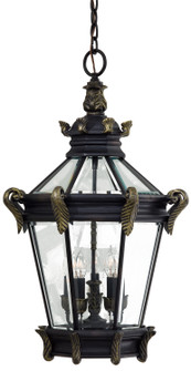 Stratford Hall Five Light Chain Hung in Heritage W/ Gold Highlights (7|8934-95)