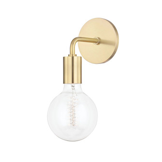 Ava One Light Wall Sconce in Aged Brass (428|H109101B-AGB)